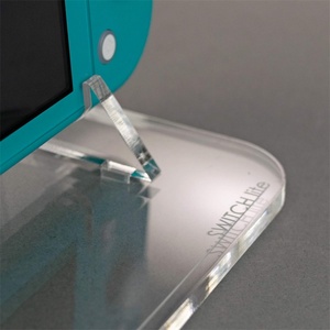 YAGELI Square Clear Acrylic Nintendo Switch Lite Game <b>Controller</b> <b>Stand</b> Holder with Custom Logo-Customizable Size & Color - Product Image 6