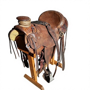 Silla de Montar a Caballo de Cuero Genuino Estilo Vintage, Impermeable, OEM, ODM, Personalizada, Hecha a Mano, Estilo Europeo - Product Image 1