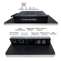 Weiqian - Tableta PC Industrial Integrada con Pantalla Táctil Capacitiva Android de 7/21.5 Pulgadas, Totalmente Sellada, DDR3, para Detección de COV