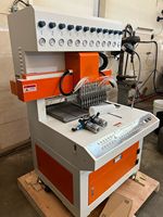 Machine de moulage et de distribution automatique de badges en PVC à 6/12/18/24 couleurs, certification CE, distributeur d'étiquettes en PVC liquide