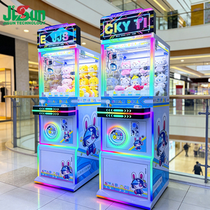 Machine à griffes en métal sur mesure pour peluches, distributeur de jouets en peluche avec fonctionnement à pièces, prise en charge de l'anglais, garantie 1 an - Product Image 1