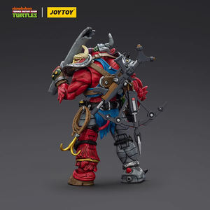 JOYTOY TMNT-Groundchuck Figurine d'action articulée à l'échelle 1/18, modèle de collection, figurine miniature, statue de personnage avec base - Product Image 3