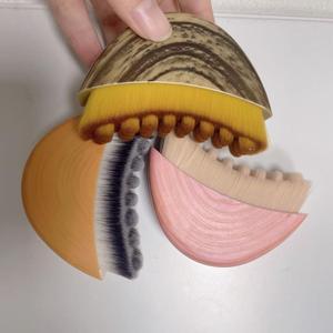 Spazzola per il Corpo in Setole Sintetiche Morbide Vegane, Etichetta Privata Personalizzata, Spazzola per Massaggio Linfatico e Modellamento del Viso - Product Image 5