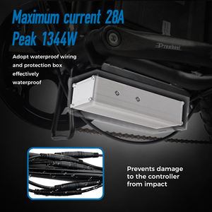 Vélo électrique Chamrider DTS425 48V32AH à longue autonomie, grande capacité, cadre en acier gris, assistance à la pédalage, vélo de <span class=keywords><strong>livraison</strong></span> pour les trajets en ville - Product Image 4