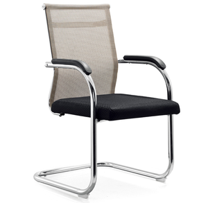 Chaise de salle de conférence ergonomique moderne, hauteur réglable, revêtement en <span class=keywords><strong>cuir</strong></span> synthétique <span class=keywords><strong>noir</strong></span> de haute qualité, pivotante, en acier - Product Image 3