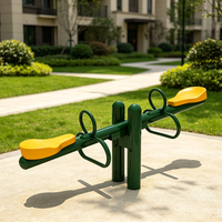Balançoire extérieure personnalisée en métal pour enfants, équipement de jeu pour parcs et projets d'amusement communautaire
