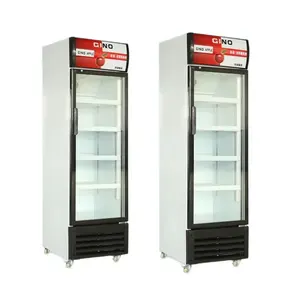 supermarket refrigerator display fridge glass door beverage cooler single door drink display fridge