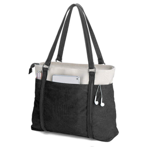 Borsa Tote Grande Premium in Poliestere con Chiusura a Cerniera, Fodera in Poliestere, Riutilizzabile per Shopping, Viaggi, Spesa e Spiaggia - Product Image 6