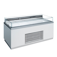 Table de préparation à pizza en acier inoxydable commercial avec refroidissement par air, réfrigérateur à salades, station de préparation de sandwichs