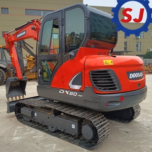 Excavadora hidráulica pequeña sobre orugas USADA de alta calidad, Doosan DX60-9C, en stock para venta a bajo precio - Product Image 2