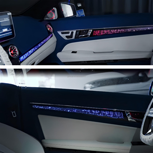 Iluminación Ambiental para Automóvil de 18 Luces para <span class=keywords><strong>Mercedes</strong></span> Benz W207 Coupé 2009-2016, Iluminación de Neón para el Tablero y el Marco de las Puertas, Edición Arcoíris Cielo Estrellado - Product Image 4