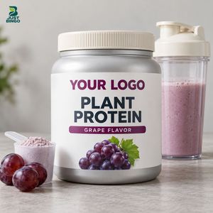 Plant <b>Protein</b> <b>Powder</b> with Tub and Pouch Options OEM Supplier with Custom Brand Labels and Flavors - Product Image 1