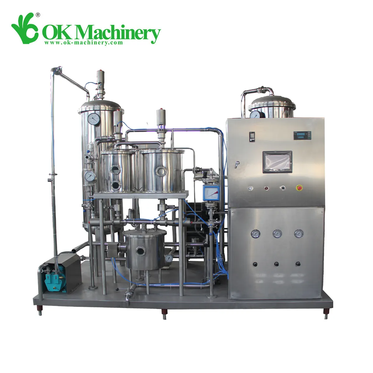 Automatic Beverage Mixer Equipment Co2 Mixer Carbonated Drink Mixer / Soft Drink Mixing Machine
