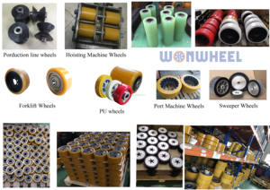 Jungheinrich piezas de la carretilla elevadora neumático de la PU de polietileno de 82x70-74-13 carga modelo de rueda de JH50440837 parte No.50440837 - Product Image 5