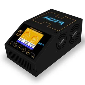 HOTA D6+ AC 300W DC 2X325W 2X15A Dual Channel Smart Battery Charger Discharger LiPo Battery Charger