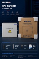 Construction de haute qualité Gestion précise de la tension de courant Installation facile Dc 500v 6 entrées et 1 sortie Boîte de combinaison