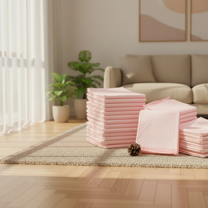 فوط تدريب للجراء فائقة الامتصاص يمكن التخلص منها، مانعة للتسرب والتحكم في الروائح، مصنوعة من مواد PE و SAP لتدريب الكلاب - Product Image 6