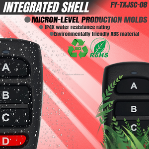 รีโมทคอนโทรลโคลน433MHz ใช้ได้กับ OEM พร้อมสี่ช่องและกุญแจแจ้งเตือนสีแดงสำหรับระบบประตูไฟฟ้า - Product Image 4