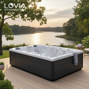 <span class=keywords><strong>Vasca</strong></span> Idromassaggio Moderna per Esterni, Jacuzzi per 9 Persone, <span class=keywords><strong>Vasca</strong></span> Idromassaggio Grande con Idroterapia - Product Image 1