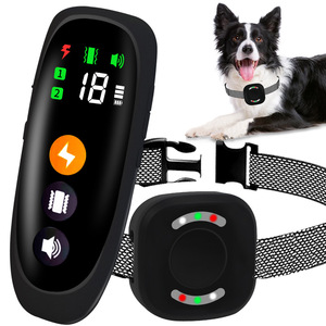 Collar de entrenamiento para perros con pantalla a color inteligente, alcance de 800 m, recargable, con control remoto para control de ladridos - Product Image 2