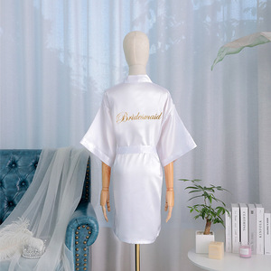 <span class=keywords><strong>Vestaglia</strong></span> da sposa <span class=keywords><strong>vestaglia</strong></span> da donna trucco da sposa damigelle d'onore madri <span class=keywords><strong>vestaglia</strong></span> da sposa Cardigan accappatoio - Product Image 5