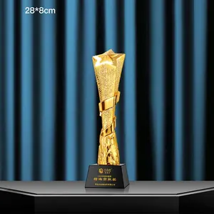 Trophy Cup Trophies and Plaques Made In China Trofeos Personalizados Custom Premium Gold Plated Plastic Crafts Trophy