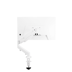 Supporto per Monitor singolo <span class=keywords><strong>bianco</strong></span> all'ingrosso della fabbrica-<span class=keywords><strong>braccio</strong></span> per Monitor a molla a Gas articolato, supporto da tavolo regolabile per montaggio VESA - Product Image 3