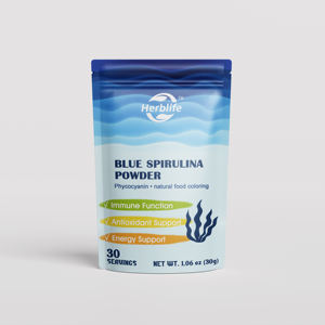 Poudre de spiruline bleue OEM/ODM très vendue, extrait naturel pur de phycocyanine provenant d'algues bleu-vertes, colorant alimentaire, soutien immunitaire - Product Image 1