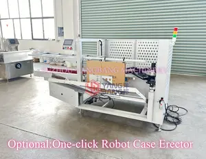 Yangbang Automatic Carton Box Case Erecting Machine Carton Unpacking Opening Erector Machine