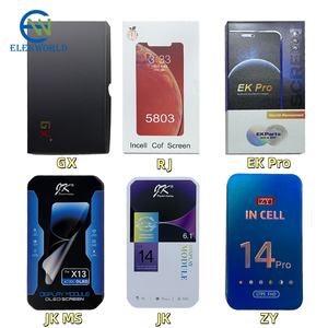 Écran d'affichage LCD OLED souple d'origine ZY JK GX <span class=keywords><strong>EK</strong></span> <span class=keywords><strong>Pro</strong></span> RJ Tianma pour iPhone XS XR 11 12 13 14 15 16 <span class=keywords><strong>Pro</strong></span> Max Pantalla pour iPhone - Product Image 1