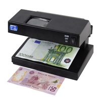 Détecteur de billets UV portable DC-2138-D, détecteur de contrefaçon haute précision, matériau plastique, certifié CE pour les billets de banque