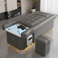 Lit de Lavage de Cheveux de Salon Personnalisé Jincheng avec Dossier Électrique, Fauteuil de Pédicure et Lit de Massage Thaï