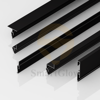 Profilés en aluminium pour plafond tendu, cadre en aluminium H, film PVC pour plafond mural intérieur, installation standard russe