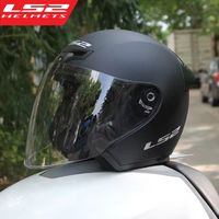 Casque Moto Jet Ouvert Original LS2 3/4 OF608 Été Scooter Motobike Demi-Casque Cascos Para Moto