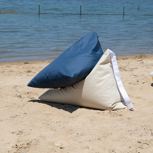 Housse de coussin de sol d'extérieur avec bandoulière pour la lecture et la relaxation à la plage, en tissu rembourré - Product Image 5