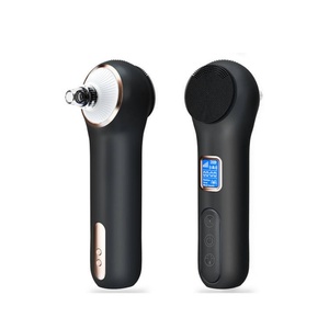 Soft Waterproof Cleansing Brush Lcd Rechargeable for Exfoliating Skin Facial Face Scrubber Exfoliator With Lcd <b>Screen</b> Device - Product Image 1