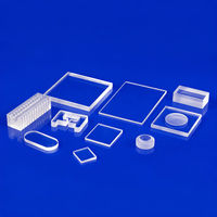 Plaque de quartz transparente sur mesure, résistante aux hautes températures, pureté 99,99 % (quartz fusionné électriquement) pour la soudure de composants optiques