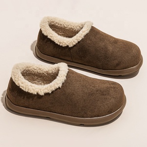 Zapatos Boken para Mujer, Nueva Colección Invierno 2026, con Tacón Bajo, Diseño de Lazo, Estilo Slip-on, Felpa, para Parejas - Product Image 4