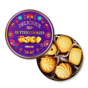 โรงงานผลิตบิสกิตอัตโนมัติสมัยใหม่ ขายส่งจำนวนมาก <span class=keywords><strong>สูตร</strong></span>น้ำตาลต่ำเพื่อสุขภาพ คุกกี้เนยแบบกำหนดเอง - Product Image 1