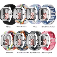 Bracelet Redmi Watch 6/4/5 avec boucle magnétique pliable, connecteur métallique, bracelet en nylon - Montre monobloc