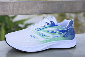 Zapatos de verano para hombre, estilo walking, de malla transpirable, casuales, ligeros, con suela suave, versátiles, deportivos, para correr, a la moda. - Product Image 2