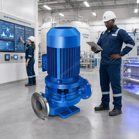 Pompe centrifuge antidéflagrante en acier inoxydable pour pipeline, idéale pour les ateliers chimiques
