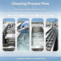 Nettoyant industriel liquide hydrosoluble pour métaux, dégraissant, détergent pour le lavage de pièces, pour laveuse à ultrasons, personnalisable