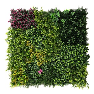 Artificial Plant <b>Wall</b> <b>Panel</b> Set Maintenance Free For Residential Commercial Decoration - Product Image 1