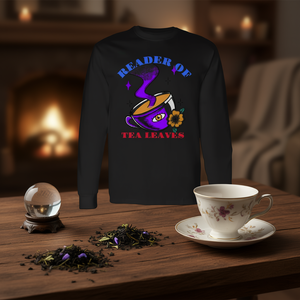 T-shirt à manches longues Reader Of Tea Leaves avec motif tasse violette - Product Image 3