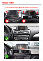 MEKEDE EU STOCK Sistema Linux Car-play Auto T113 (doble núcleo Cortex-A7) Pantalla Táctil WiFi BT para BMW Serie 1 3 F20 F30 2012-2016