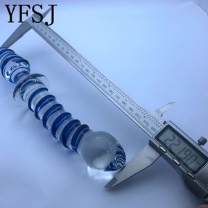 Gladde <span class=keywords><strong>Pyrex</strong></span> Glas <span class=keywords><strong>Dildo</strong></span> Voor. Prostaat G Spot Massager Seksspeeltje Voor Vrouwen Of Mannen - Product Image 3