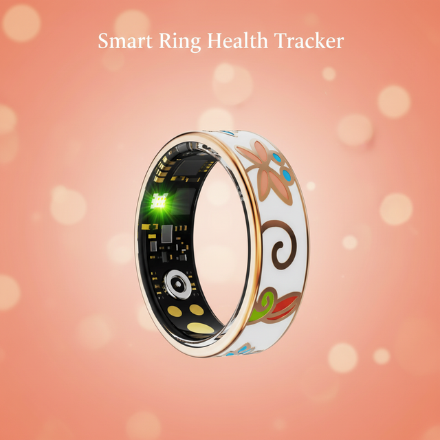 Factory Direct Sale Fitness Tracking Wearable Stainless Steel Smart Ring Health Data Sport Monitor App Control IP68 Waterproof