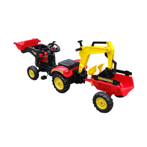 Giro sul Costruzione Pedale Trattore: Terne Caricatore (Caricatore Frontale e Escavatore/Digger) con Rimorchio - Product Image 3