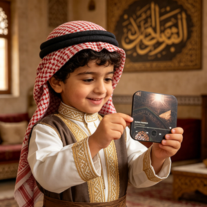 SHANTOU SAJADAH Haut-parleur <span class=keywords><strong>Coran</strong></span> rechargeable, Aimant de réfrigérateur, Lecteur de musique islamique imprimable DIY, Décoration de maison musulmane et cadeau de Ramadan - Product Image 1